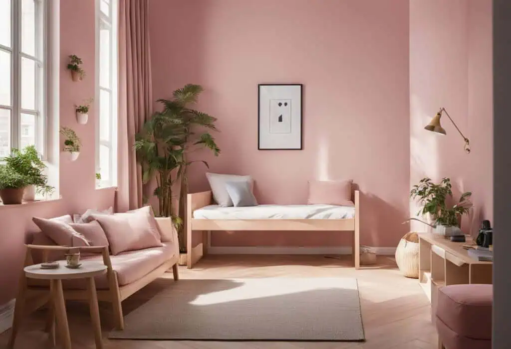 pink bedroom designs for small rooms