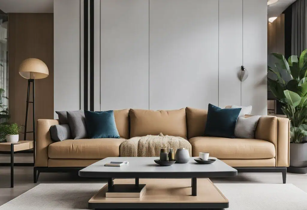 Elegant modern plank furniture in Singapore, perfect for contemporary home decor.
