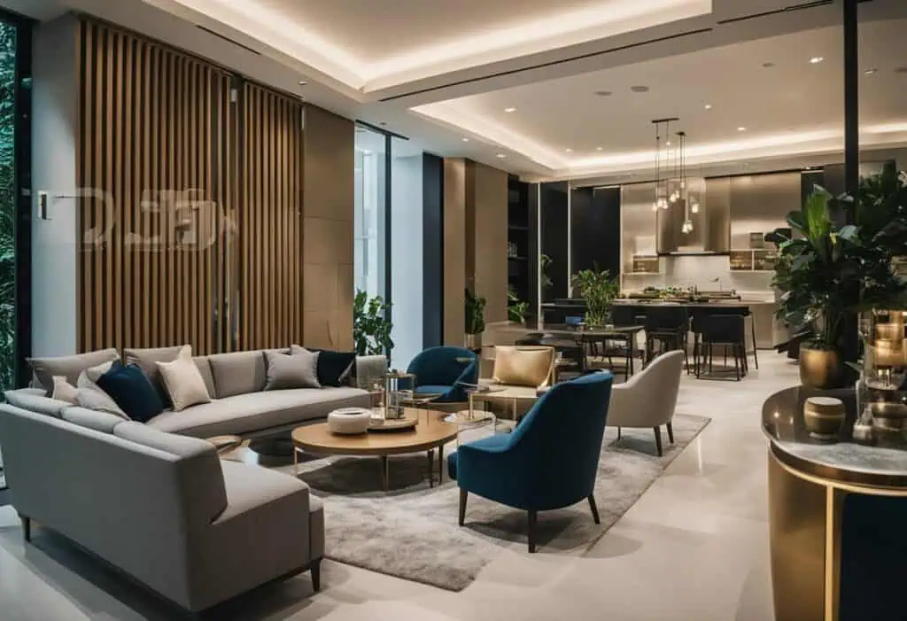 Elegant living room furniture for stylish home interiors in Singapore.