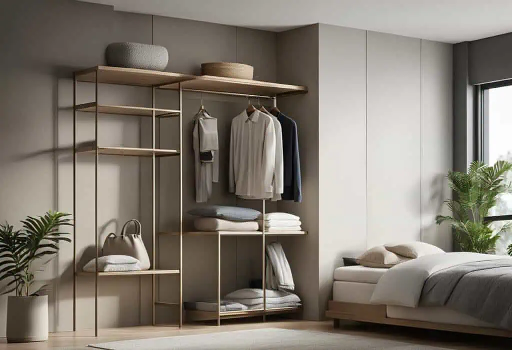 rack design for bedroom