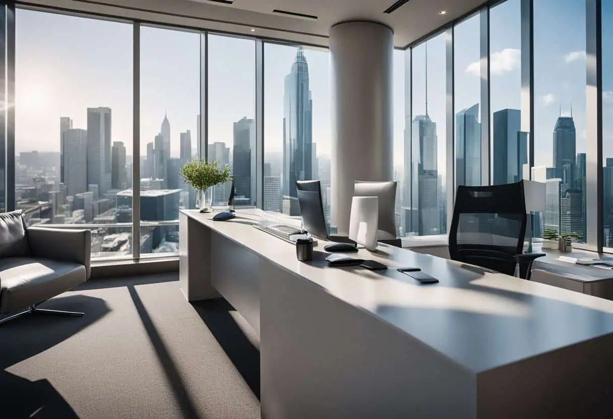 real estate office interior design