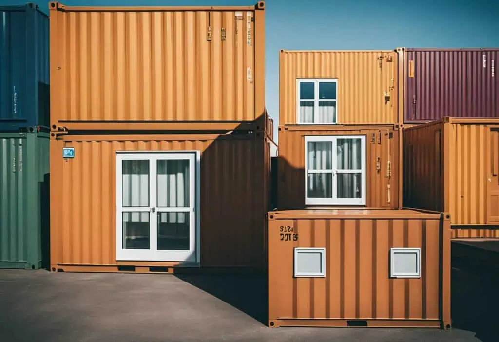 Eco-Friendly Shipping Container Architecture for Sustainable Living.