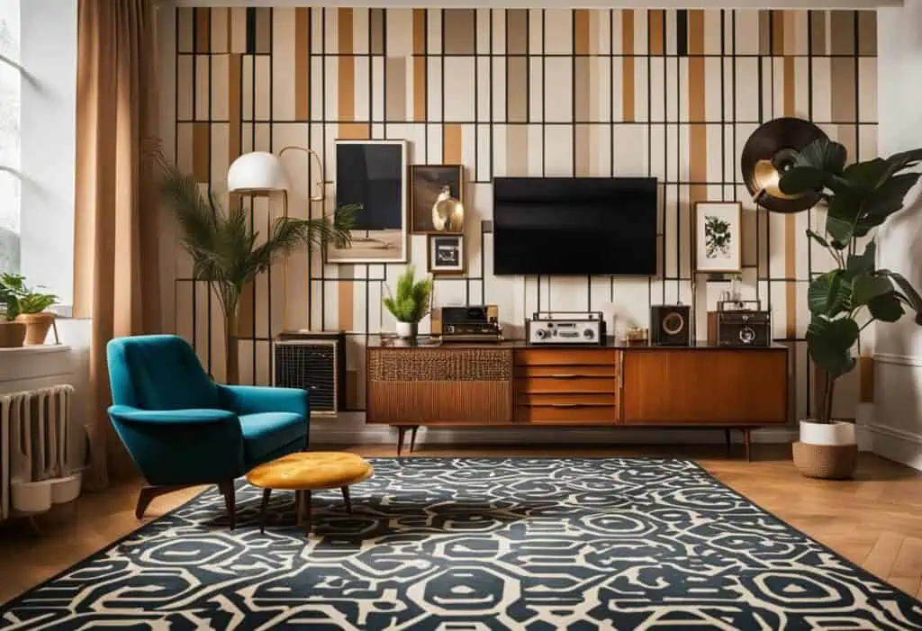 retro living room design