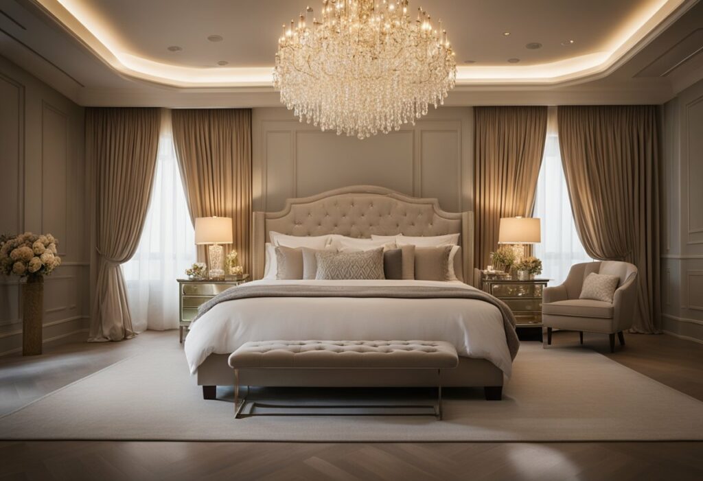 romantic master bedroom design