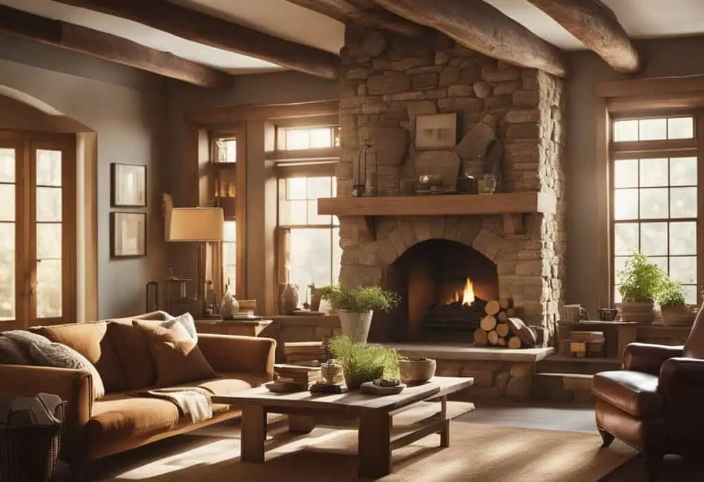 rustic interior design apartment