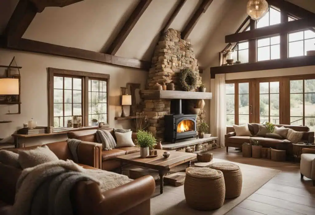 rustic interior design characteristics