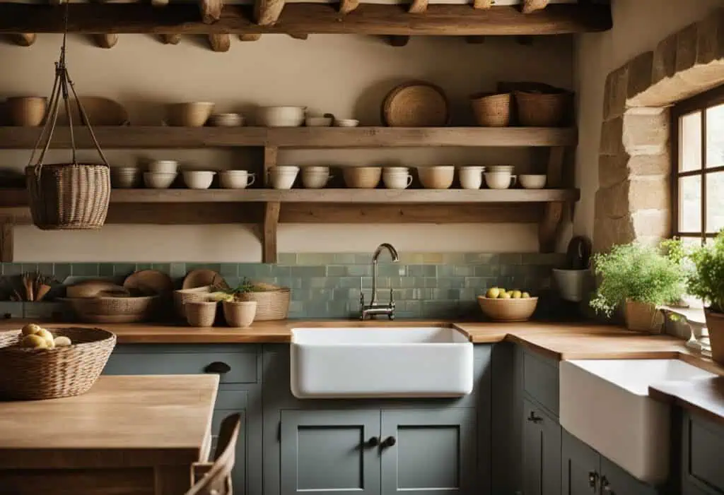 rustic interior design kitchen