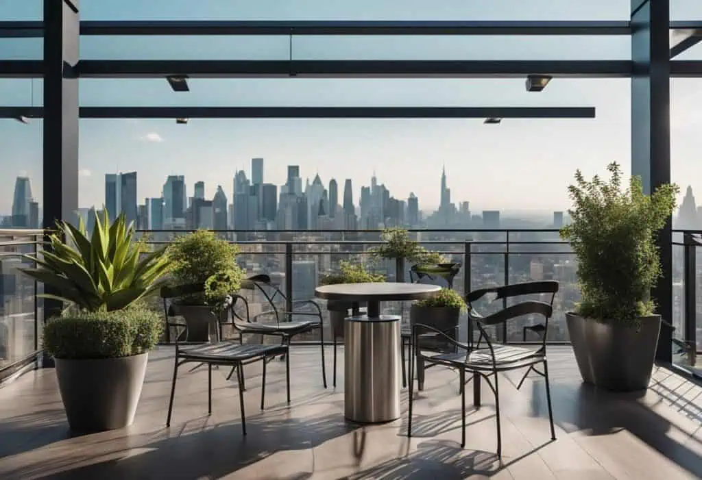 service balcony design
