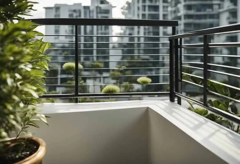 service balcony design hdb