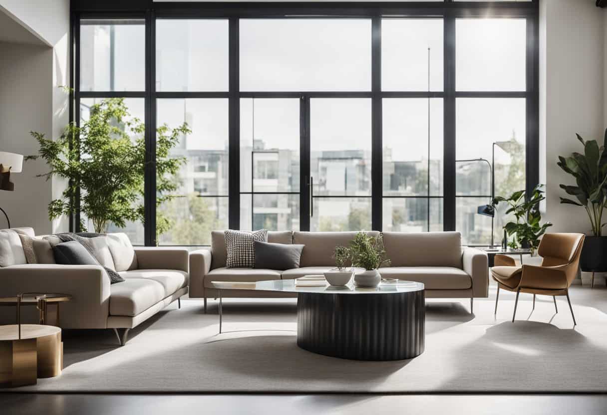 Modern Showroom Living Room Design Trends