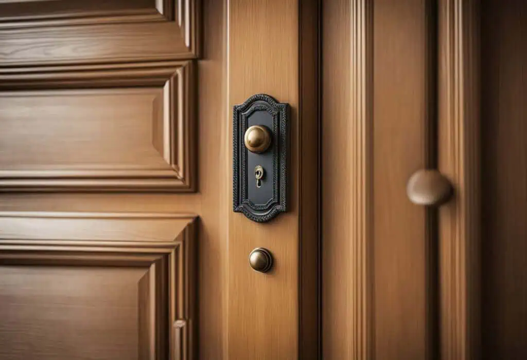 simple bedroom door design