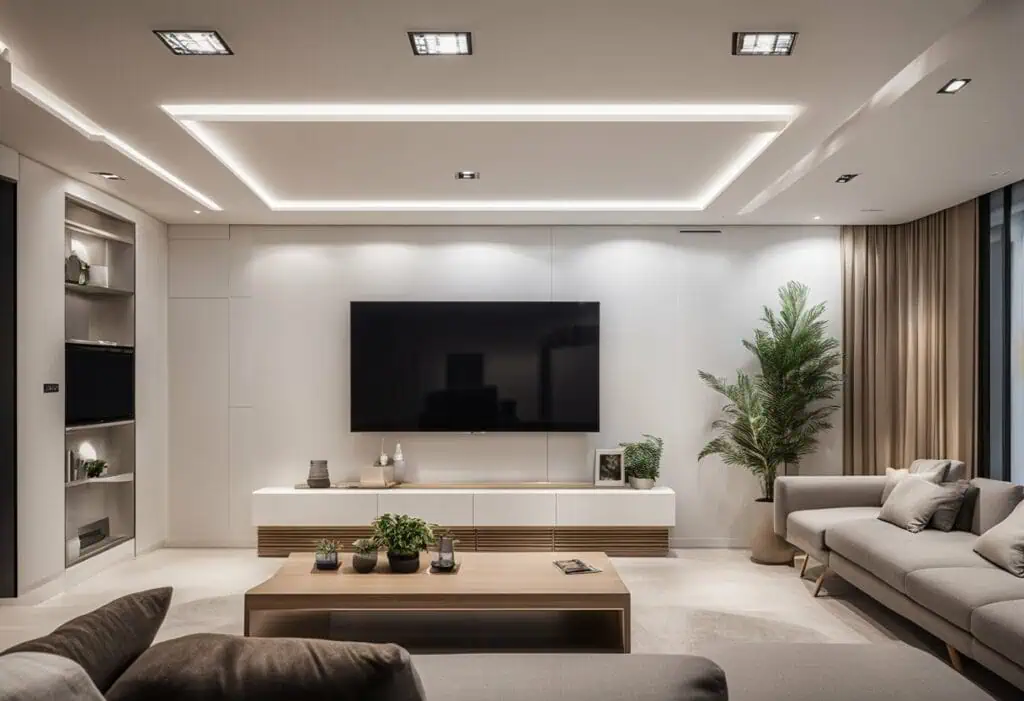 simple false ceiling designs for living room