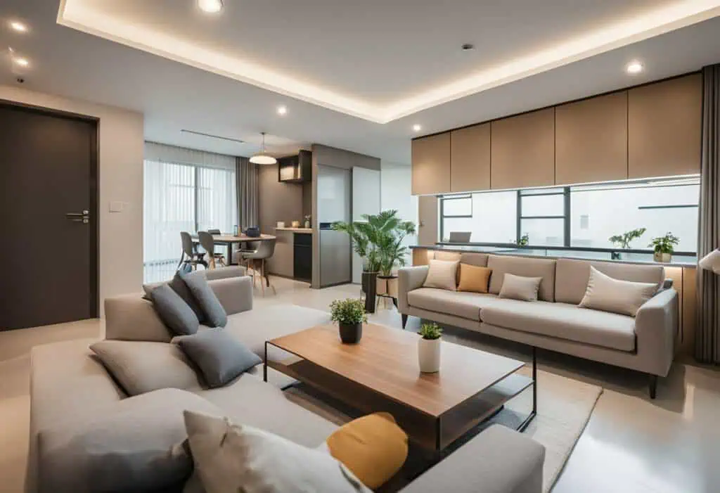 simple hdb 2 room flat interior design
