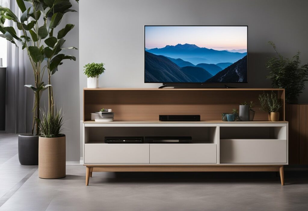 simple living room tv cabinet design