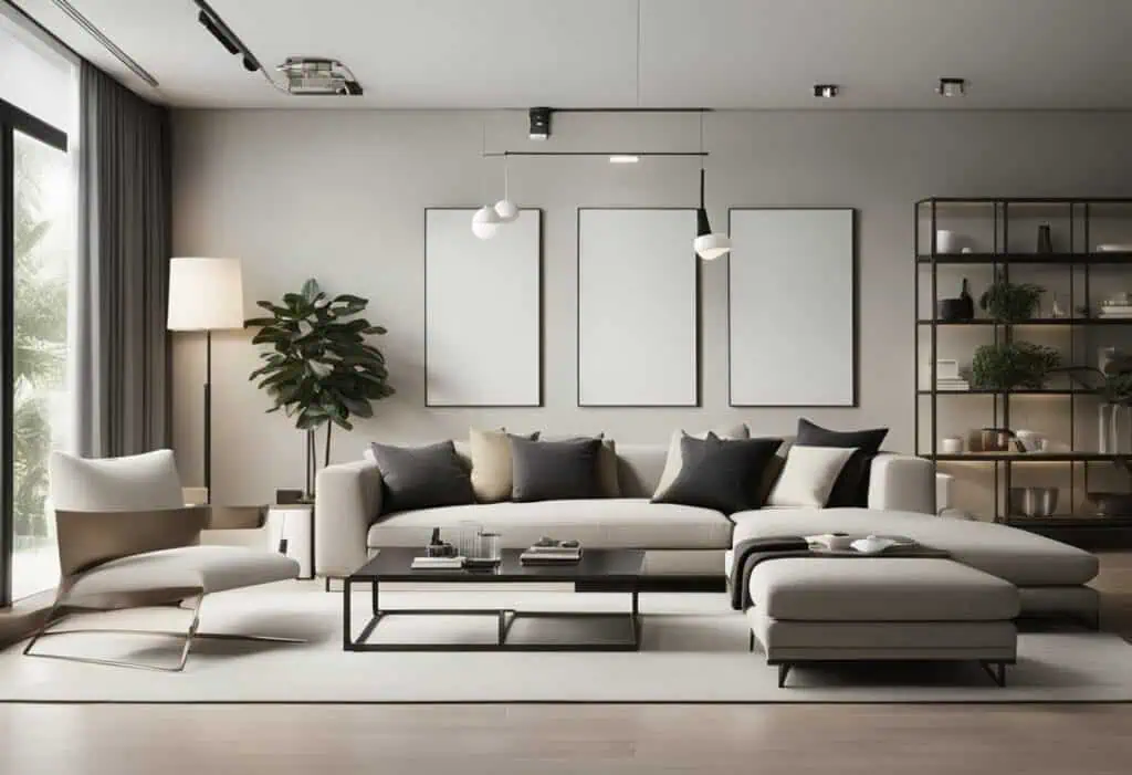 simple modern living room design