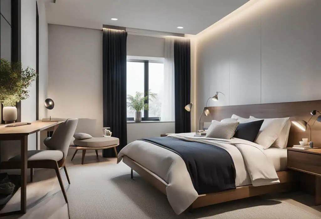 simple modern small bedroom design