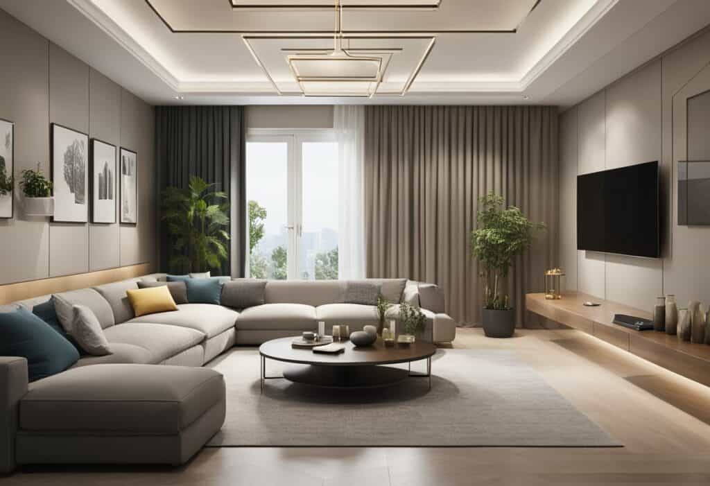 simple pop ceiling designs for living room