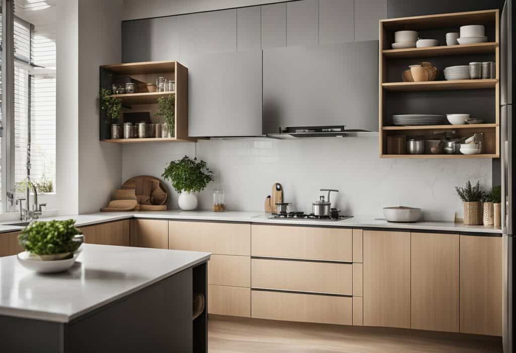 simple small kitchen cabinet design