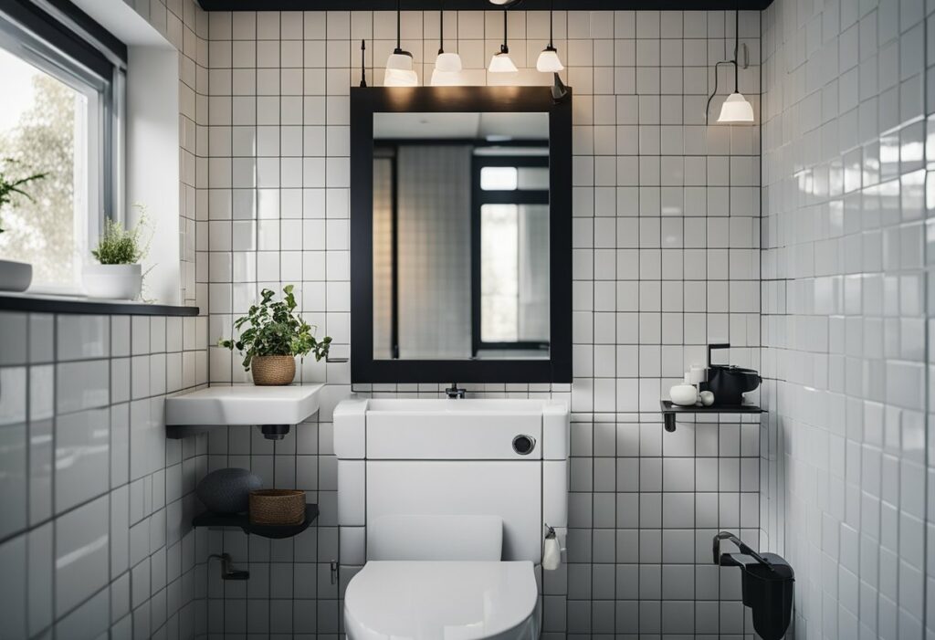 simple toilet and bathroom design