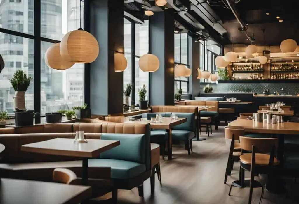 sketch restaurant interior design