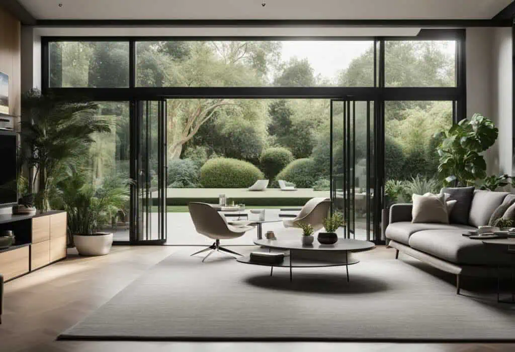 sliding door designs for living room