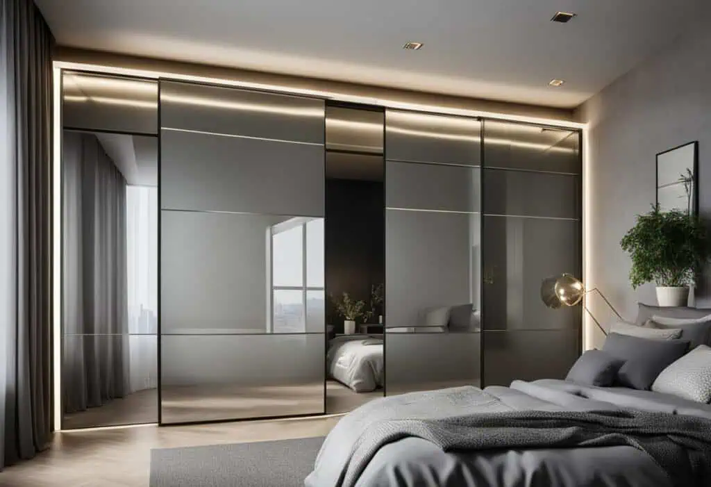 sliding door wardrobe designs for bedroom