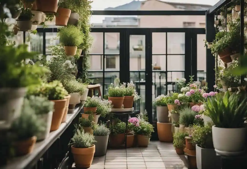 small balcony garden design ideas