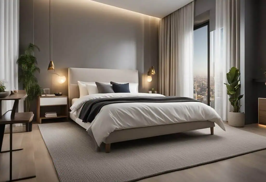 small bedroom design ideas with king size bed