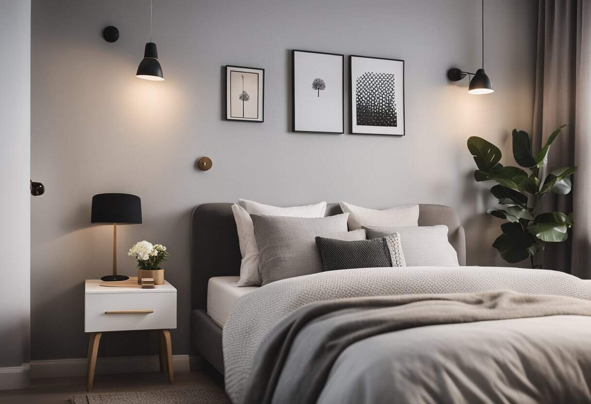 Small Bedroom Simple Interior Design: Elegant Minimalism