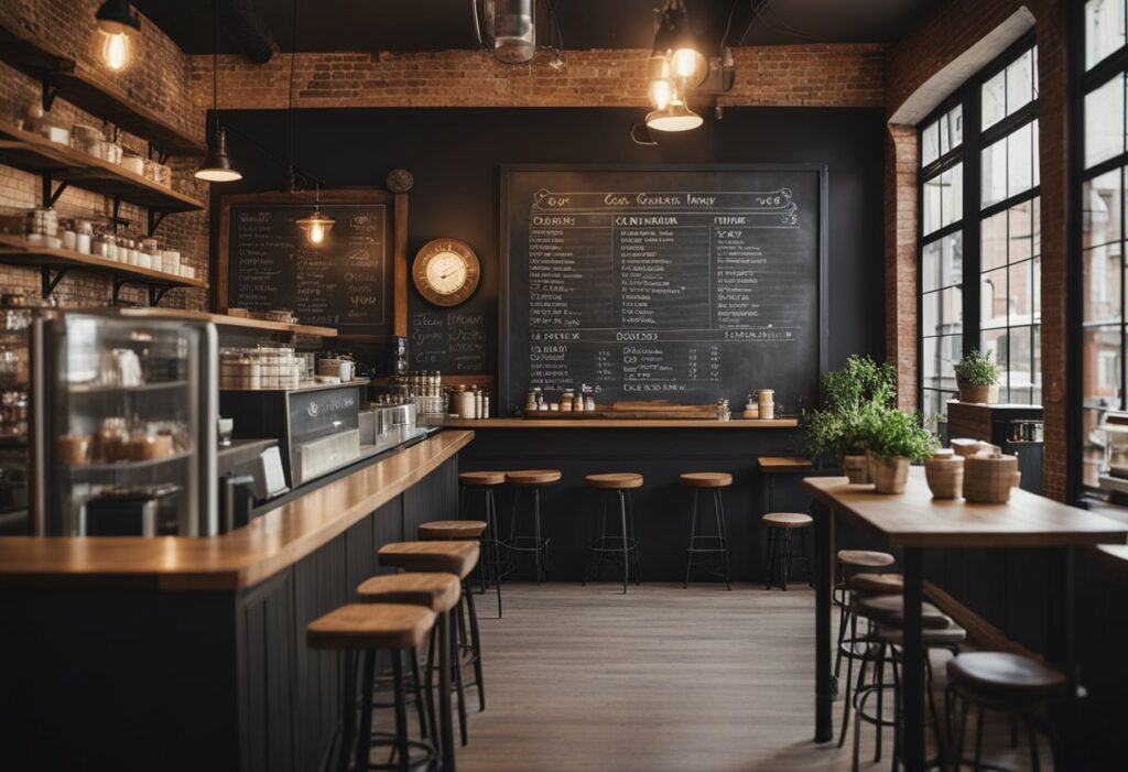 small coffee shop interior design ideas