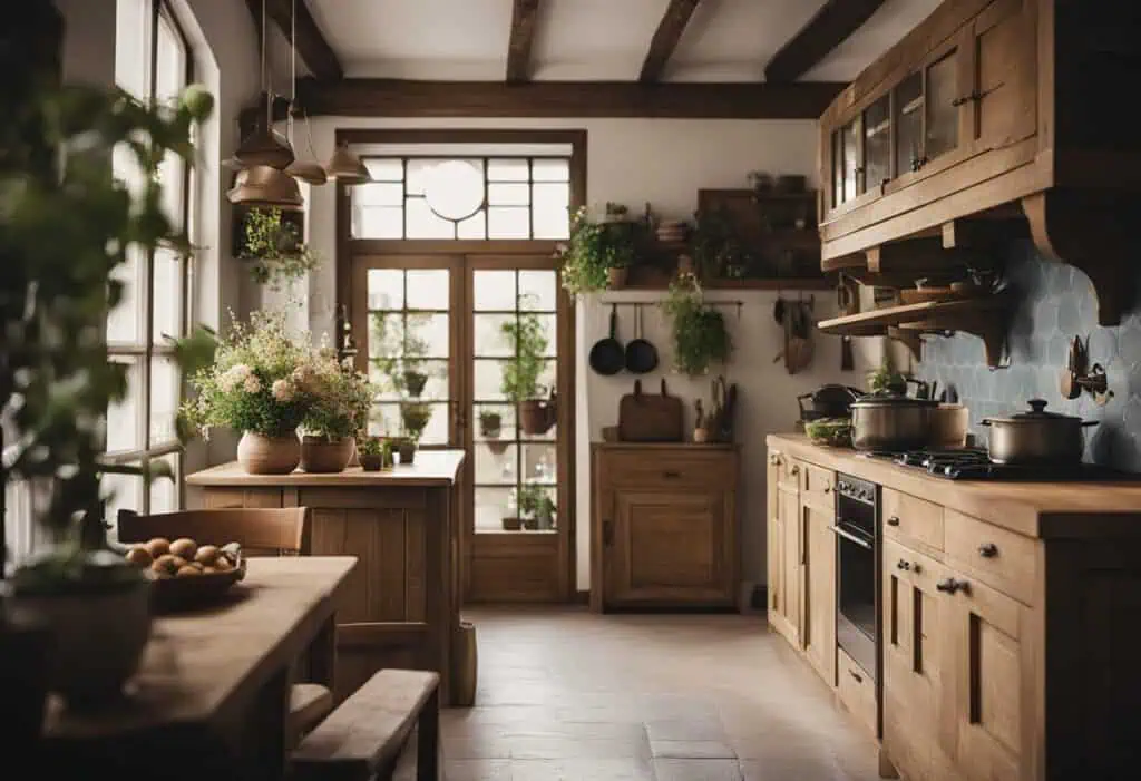 small kitchen entrance design
