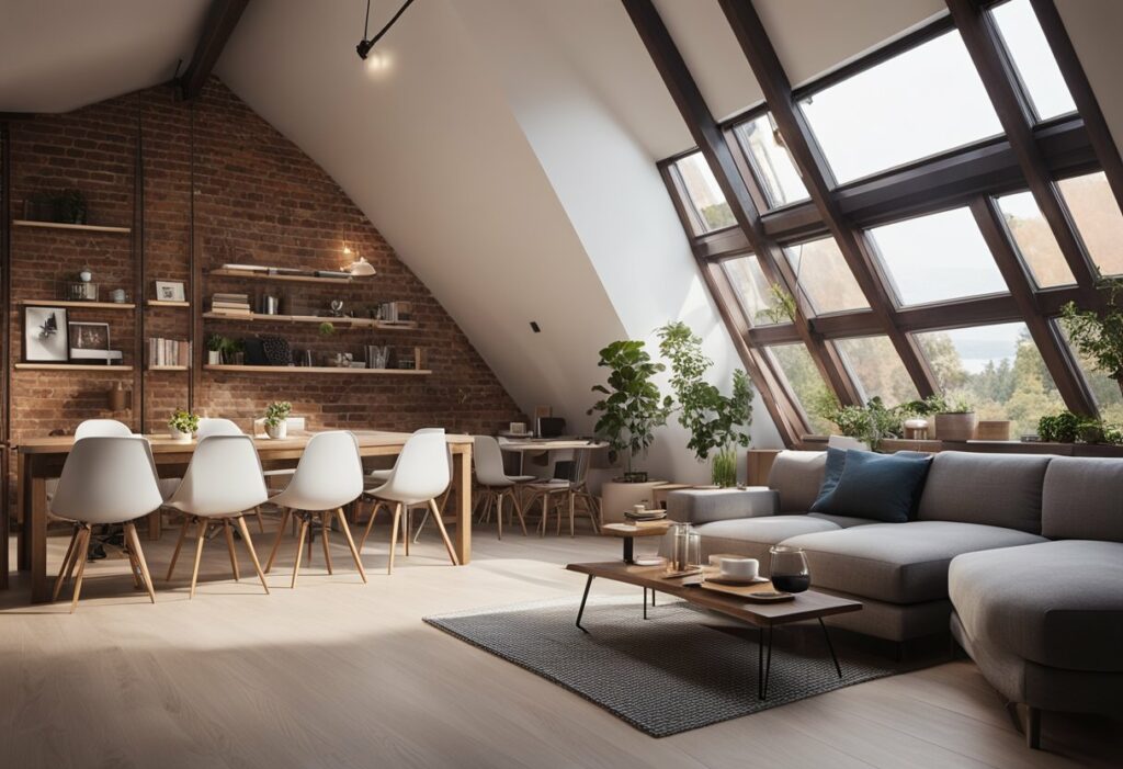 small loft house interior design