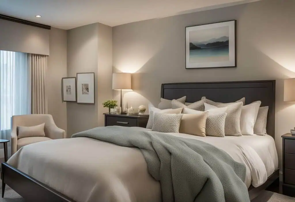 small master bedroom design