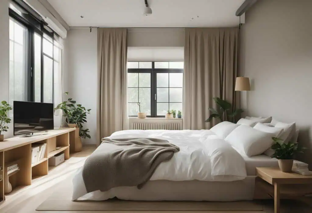 small muji bedroom design