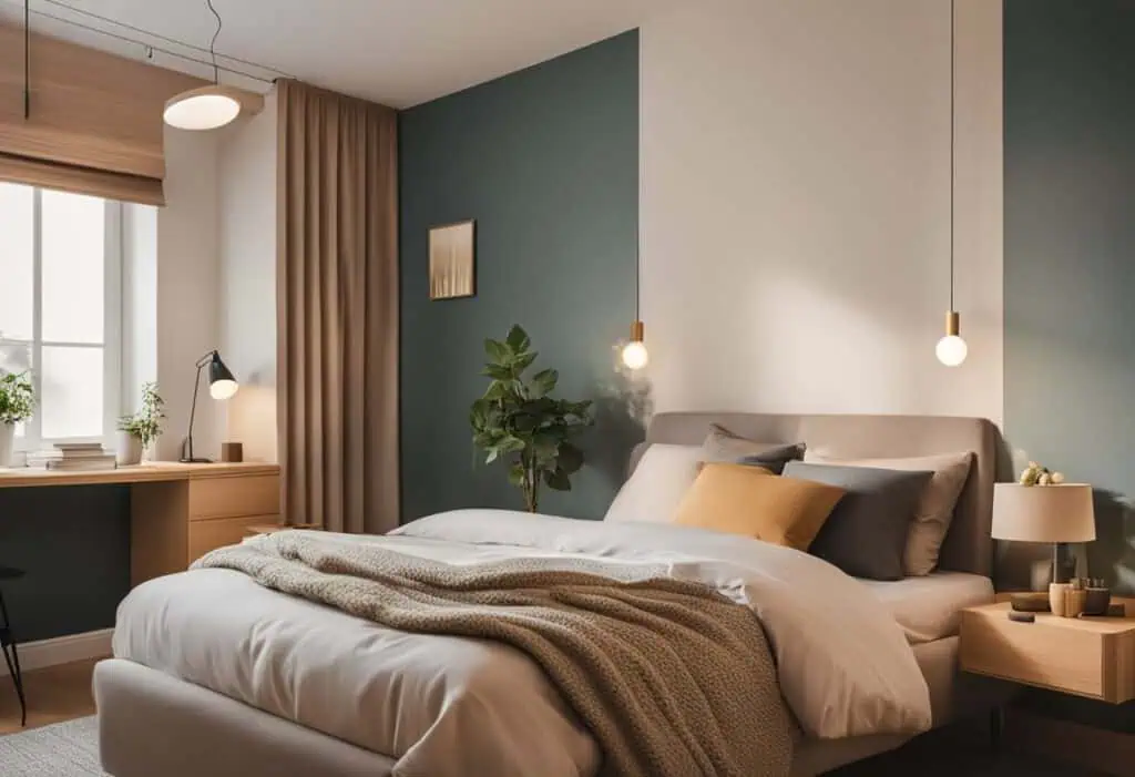 small space small bedroom design