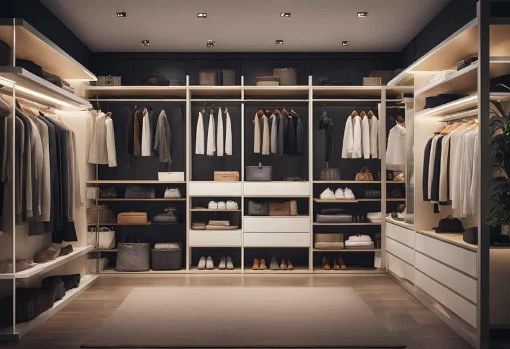 small walk in closet designs for a master bedroom
