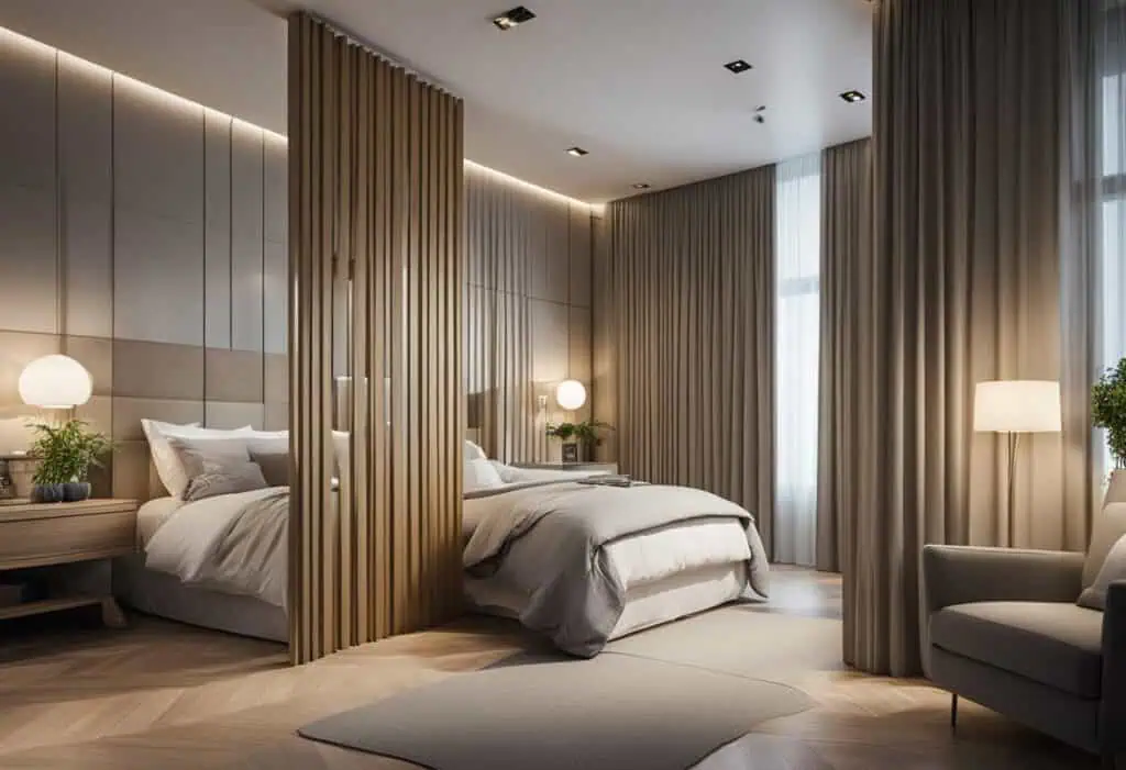 split bedroom design
