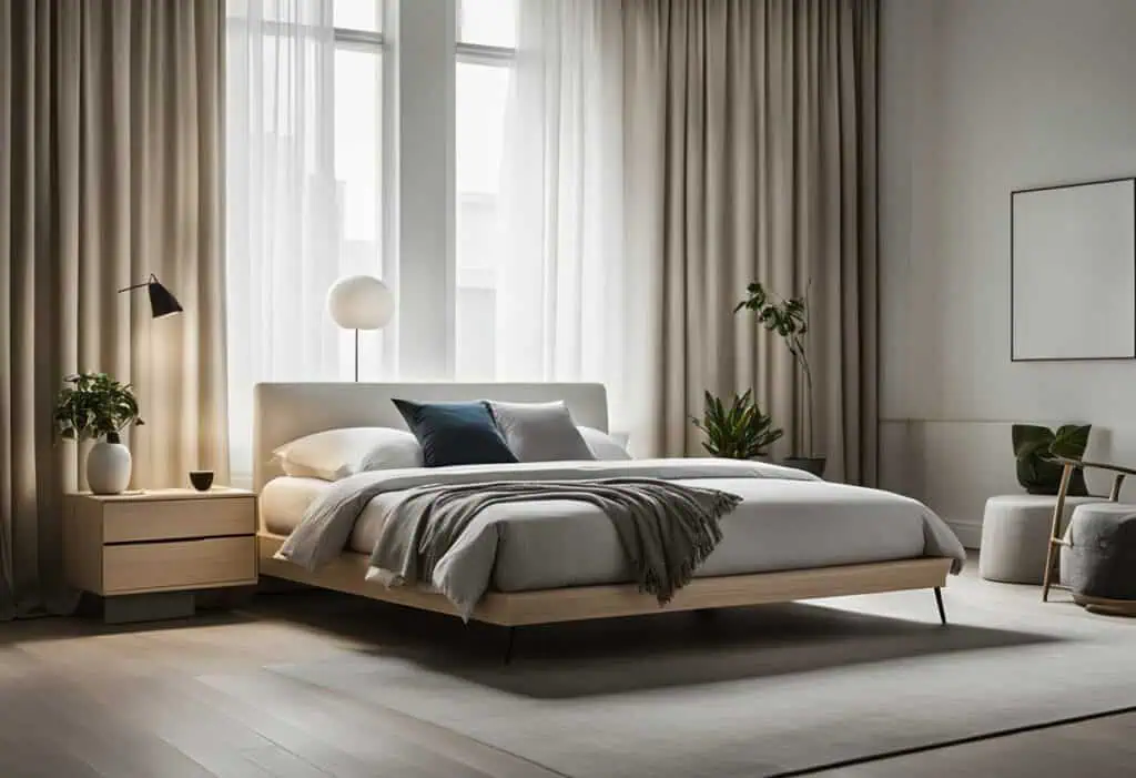 square bedroom design