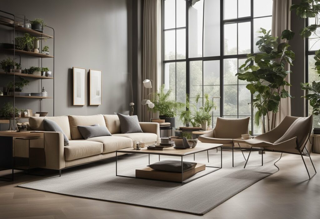 square living room interior design