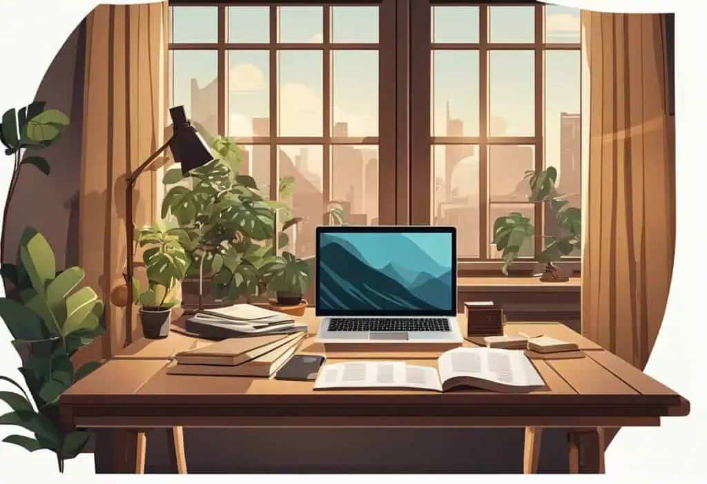 study table in bedroom design