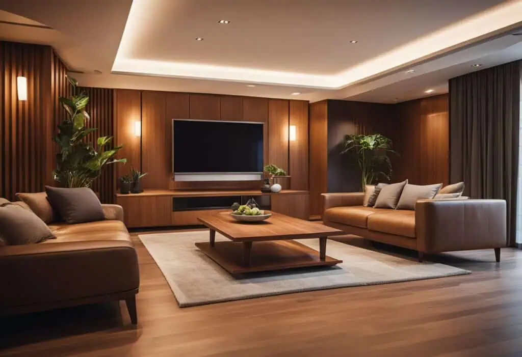 teak wood interior design