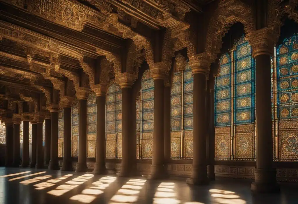 temple interior design