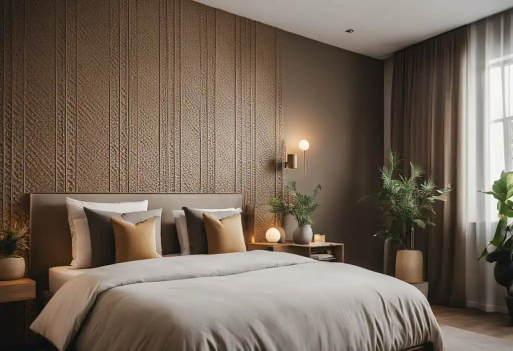 texture paint designs for bedroom
