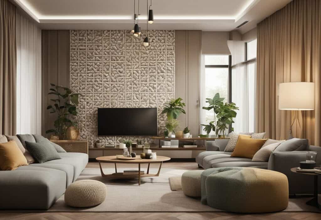 texture paint designs for living room
