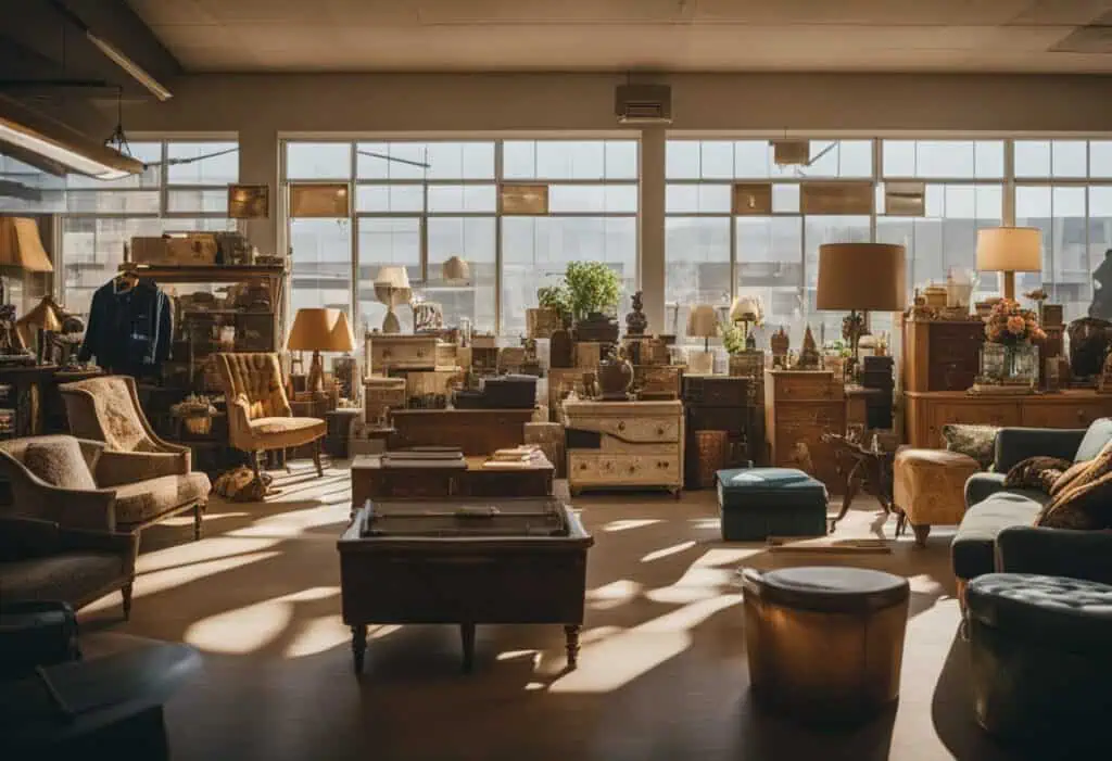 thrift store interior design