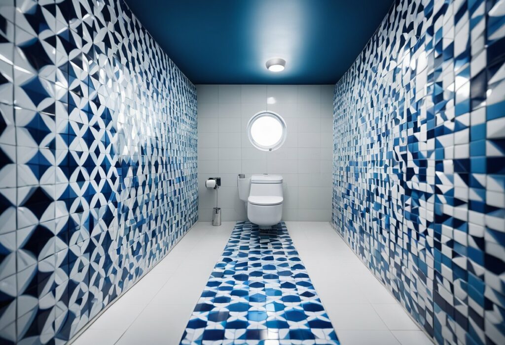 tiles design for small toilet