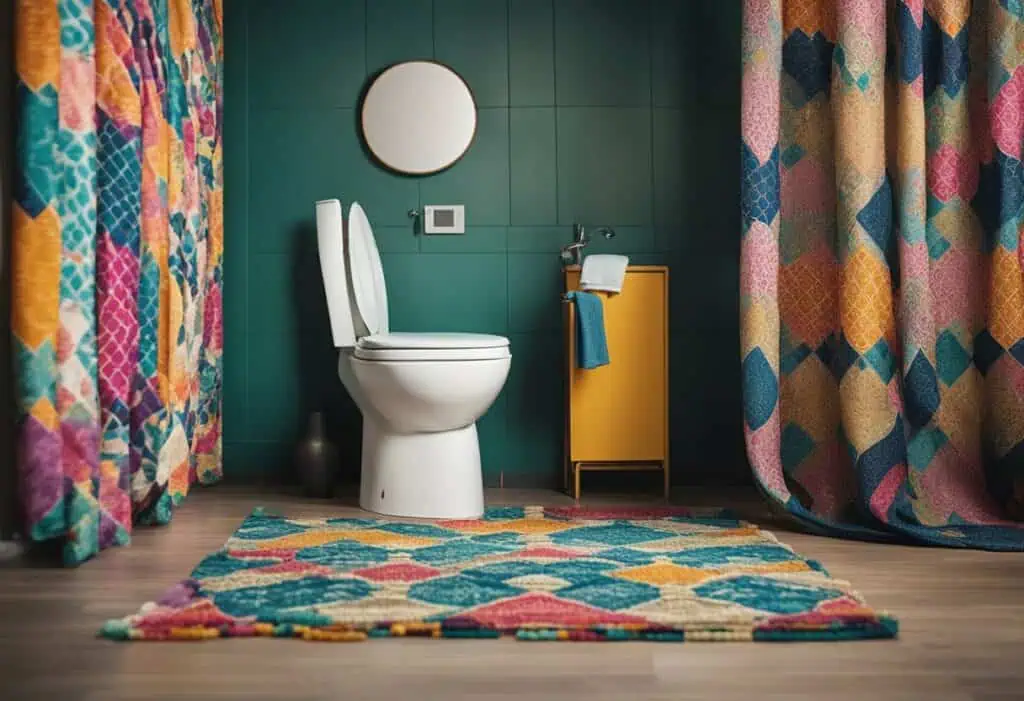 toilet curtain designs