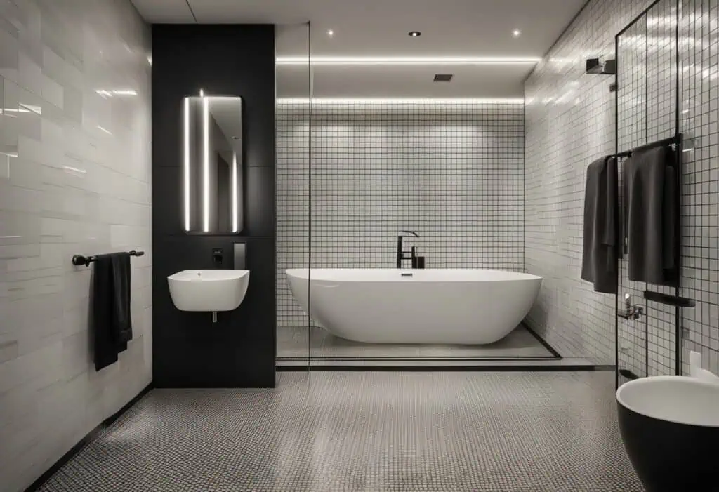 toilet mirror design