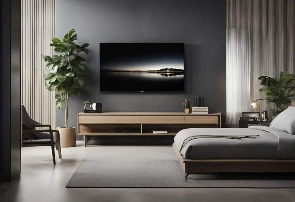 tv cabinet design in bedroom
