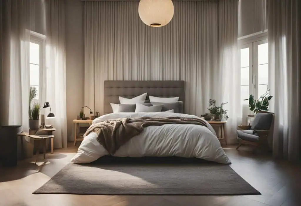 two side window bedroom design